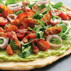 Bacon-Avocado Griddle Pizzas