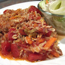 Crock Pot Hamburger Cabbage Casserole-Revised
