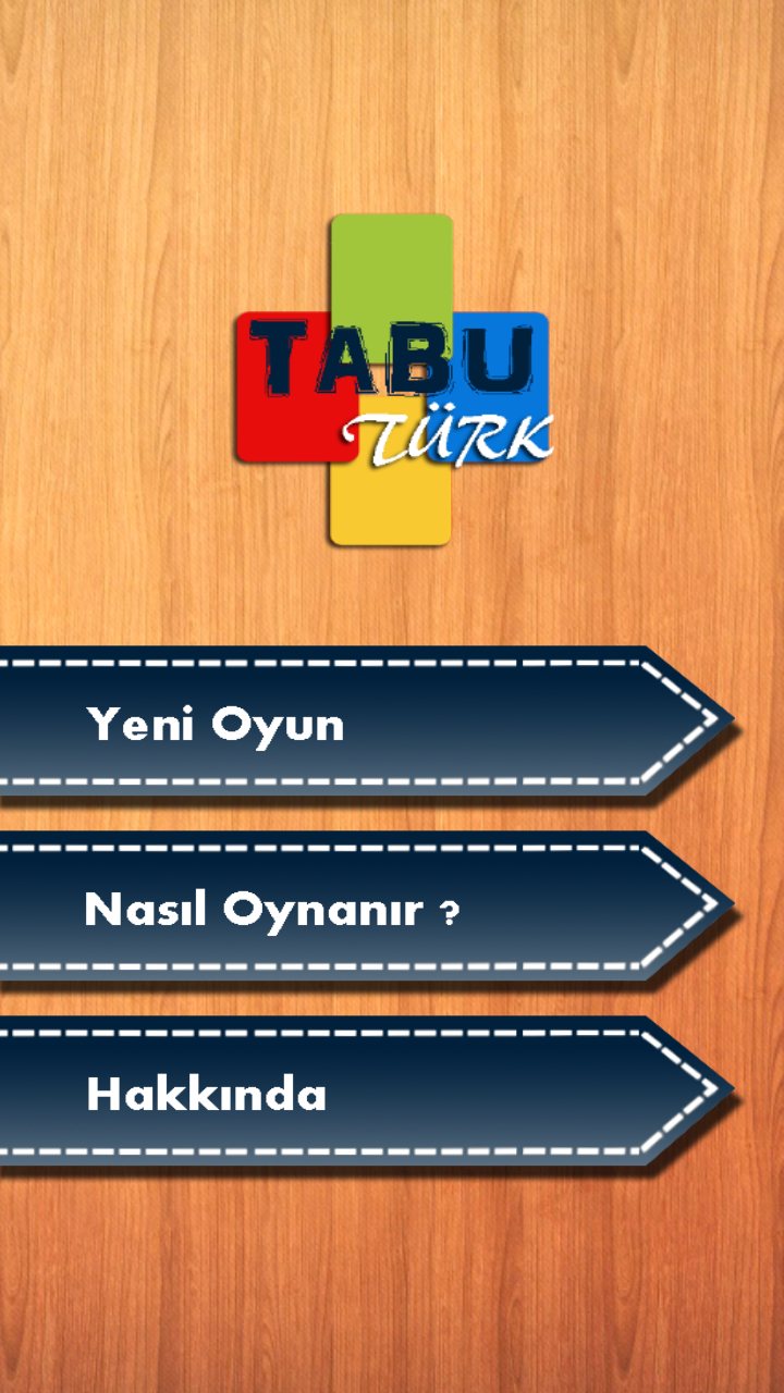 Android application Tabu Türk screenshort