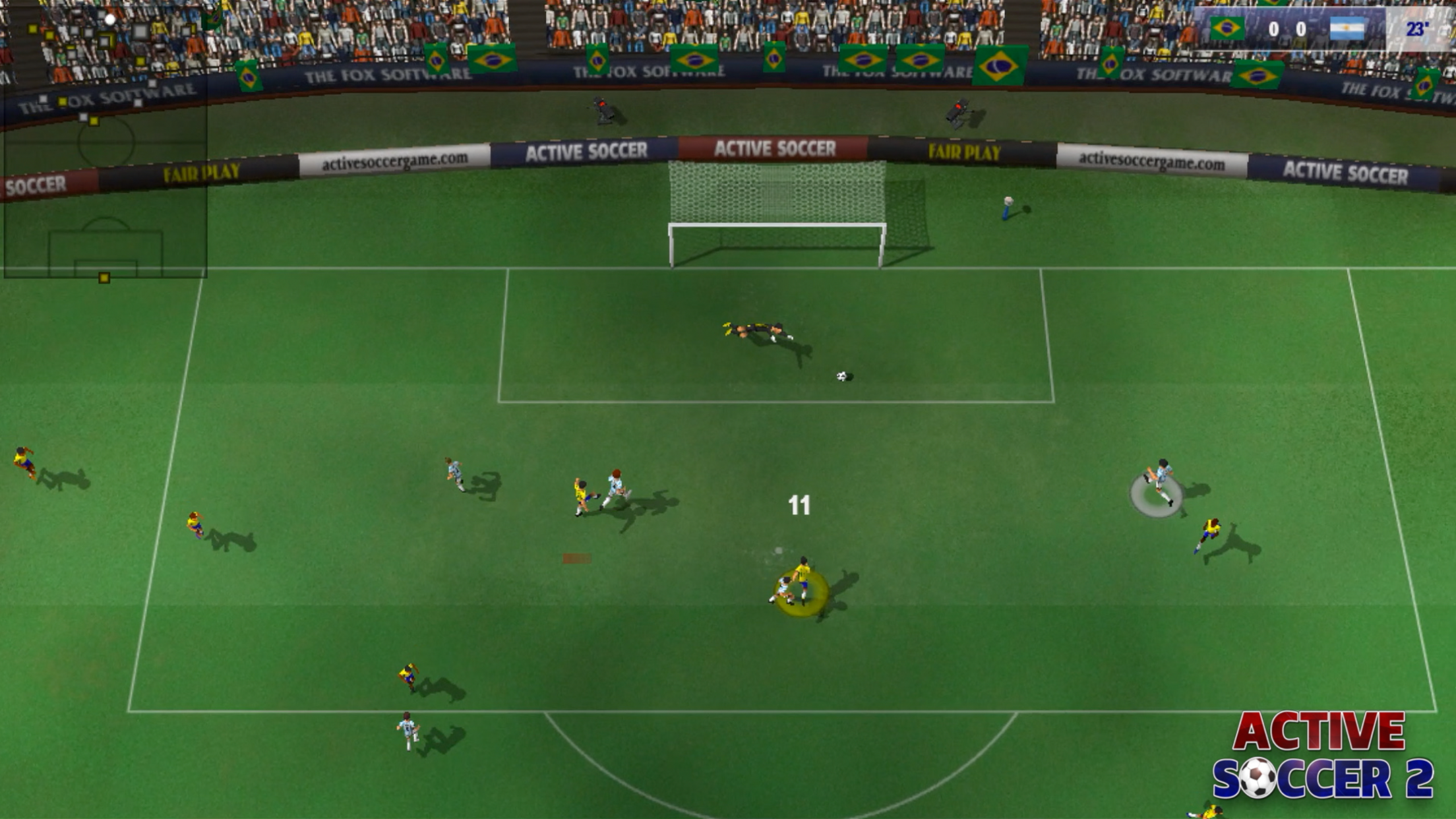 Android application Active Soccer 2 screenshort