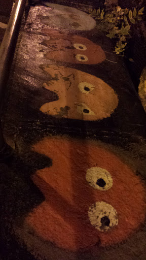Pac Man Mural on The Giant Staircase