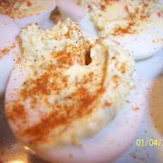 Deviled Eggs With Green Olives