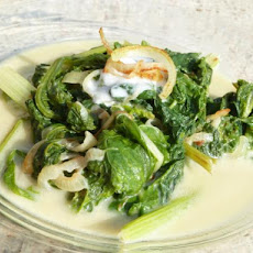 Coconut Milk Braised Greens
