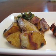 Potato Basil Scramble