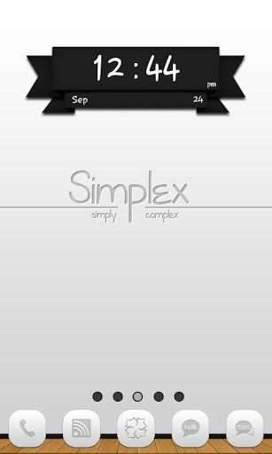Go Launcher Themes: Simplex