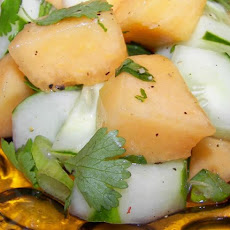 Cantaloupe and Cucumber Salad