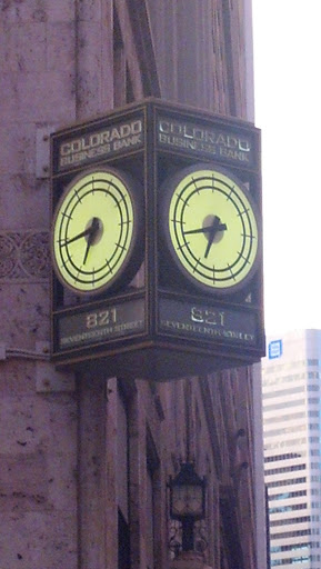 Colorado Business Bank Clock