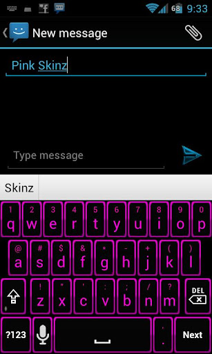 Pink Keyboard Skinz