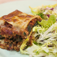Turkey Lasagna with Spinach