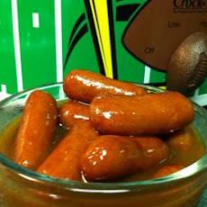 Slow Cooker Wieners in Wiener BBQ Sauce
