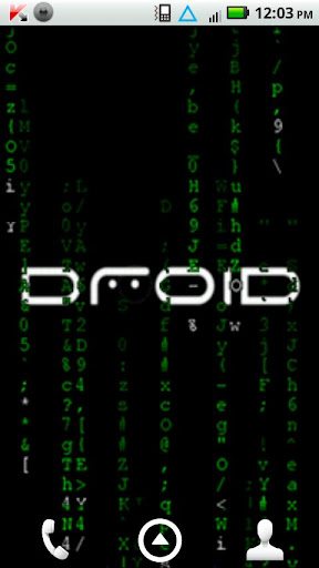 Droid in Matrix
