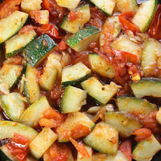 Sautéed Zucchini with Plum Tomatoes