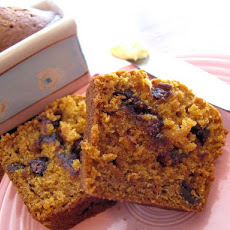 Pumpkin Bread With Mini Chocolate Chips