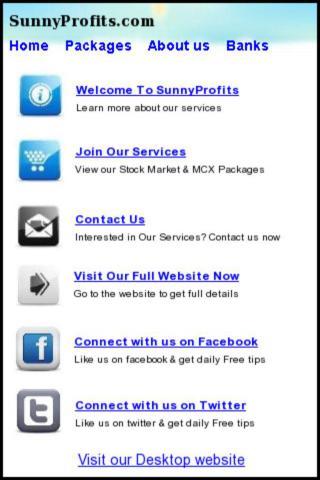 SunnyProfits Mobile Site