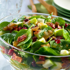 Warm Bacon & Shallot Spinach Salad