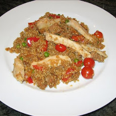 Shrimp, Sausage and Quinoa Jambalaya