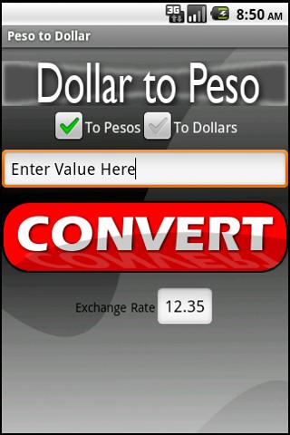 Peso to Dollar