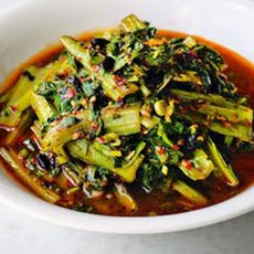 Fuchsia Dunlop's Twice-Cooked Swiss Chard (Hui Gua Niu Pi Cai)