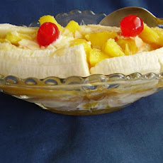 Mango and Banana Sundae