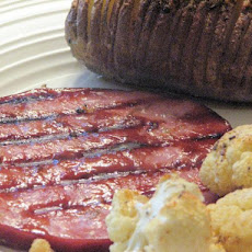 Ham Steak With Brown Sugar and Lime Glaze