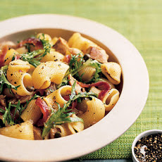 Chiocciole with Tuna, Red Onions, and Frisee