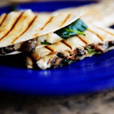 Spinach and Mushroom Quesadillas