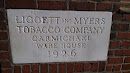 Liggett and Myers Building Plaque
