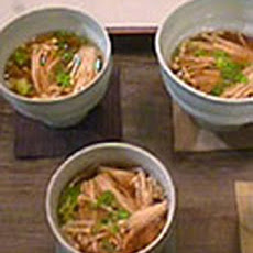 Miso Soup with Enoki Mushrooms