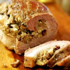 Cranberry Apple Stuffed Pork Loin