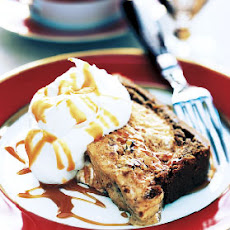 Pumpkin and Pecan Semifreddo with Caramel Sauce