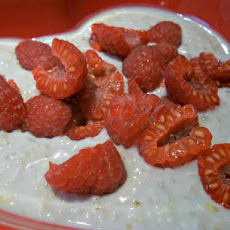 Rasberry Vanilla Refridgerator Oatmeal