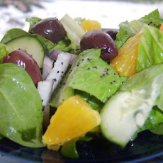 March Forth! Salad With Orange-Poppy Seed Vinaigrette