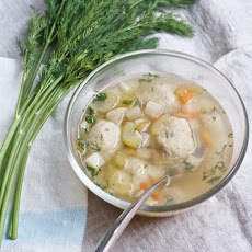Vegetarian Matzoh Ball Soup