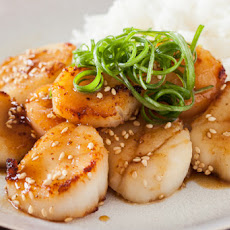 Scallop with Mustard Miso Sauce Recipe