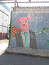 Mr. Pig Mural