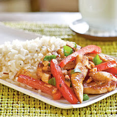 Chicken, Cashew, and Red Pepper Stir-Fry