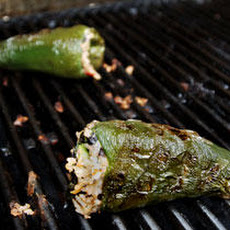 Stuffed Poblanos with Black Beans and Cheese Recipe