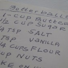 Butterball Cookies