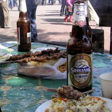 Uighur Lamb Kebobs and Pulao