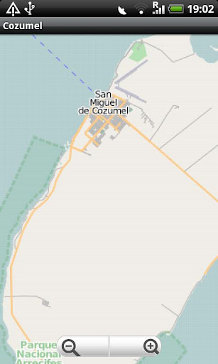 Cozumel Street Map