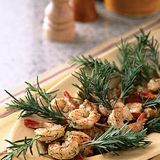 Skewered Rosemary Shrimp with Mint Pesto