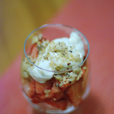 Strawberry Parfaits with Almond Crumble