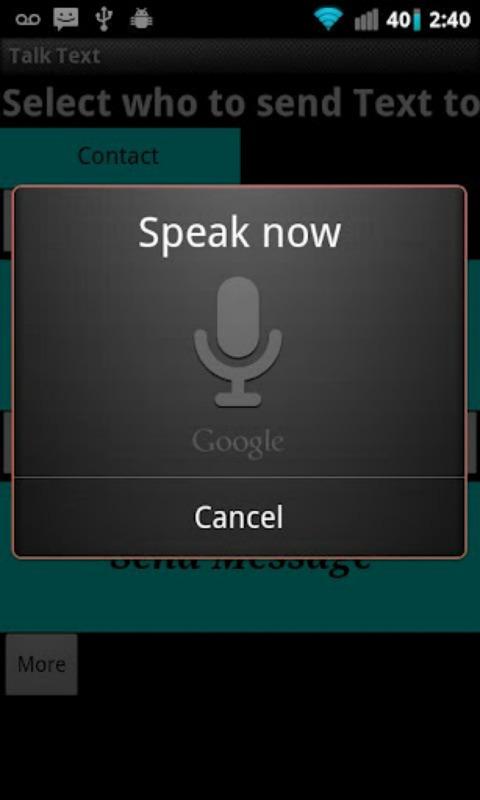 Android application Talk Text  2 - On Sale 50% Off screenshort