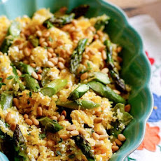 Spaghetti Squash with Asparagus, Ricotta, Lemon, and Thyme