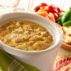 Slow Cooker Hot Golden Artichoke Dip