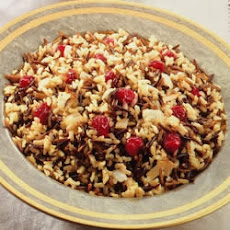 Wild Rice with Cranberries and Caramelized Onions