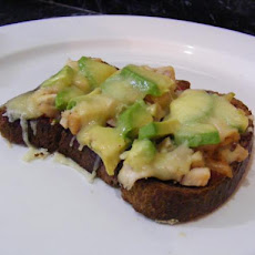 Chicken, Cheese, and Avocado on Rye