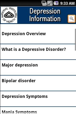 NIH Depression Information