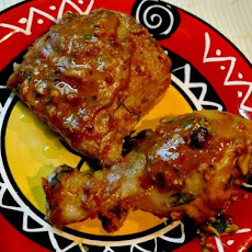 African Style Grilled Peanut Butter Chicken
