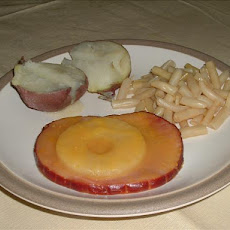 Simple Ham and Pineapple Dinner
